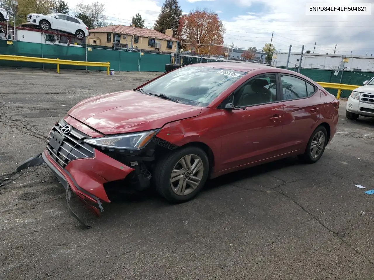 5NPD84LF4LH504821 2020 Hyundai Elantra Sel