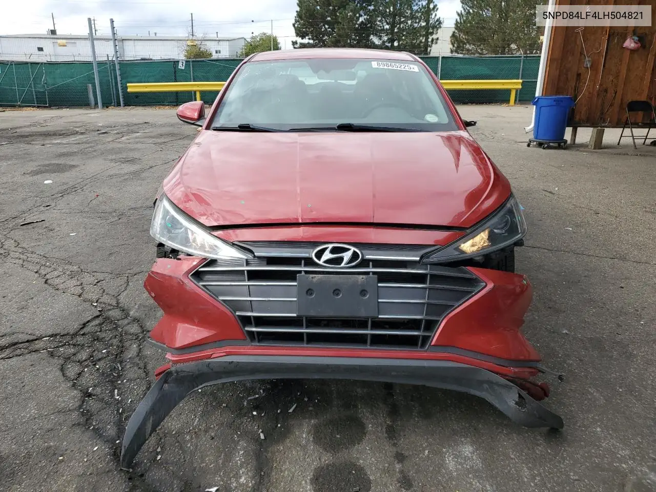 5NPD84LF4LH504821 2020 Hyundai Elantra Sel
