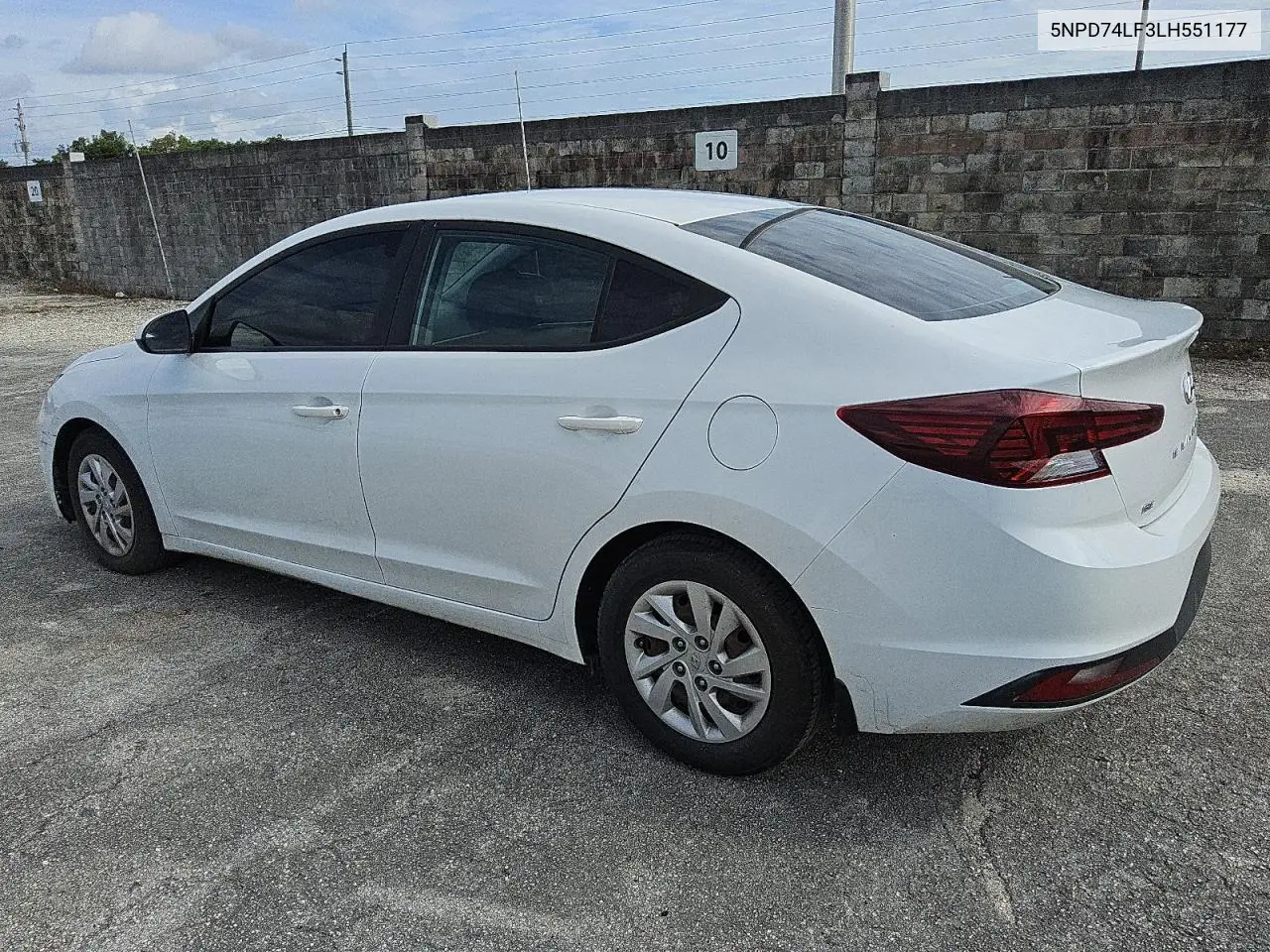 5NPD74LF3LH551177 2020 Hyundai Elantra Se