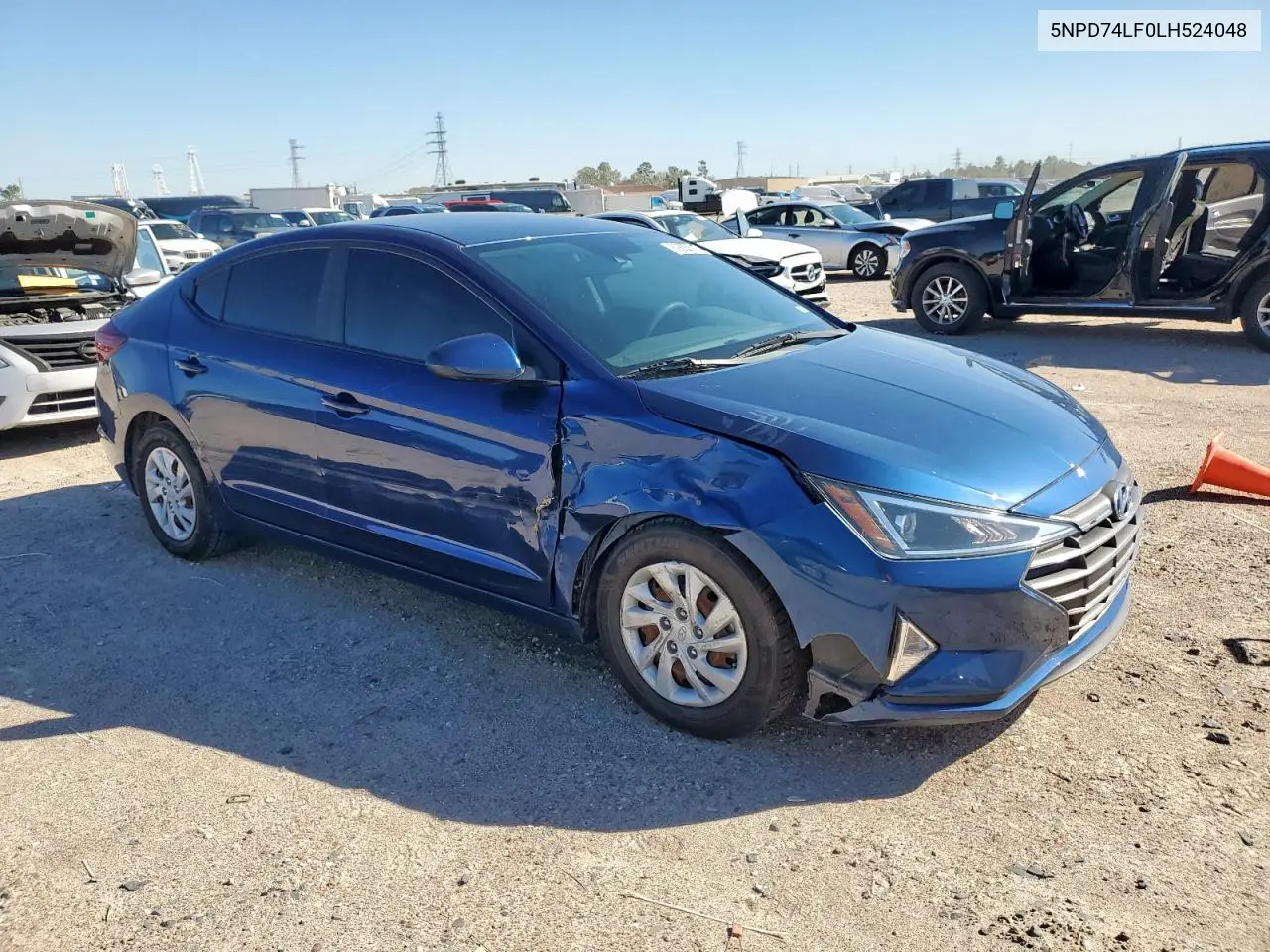 5NPD74LF0LH524048 2020 Hyundai Elantra Se