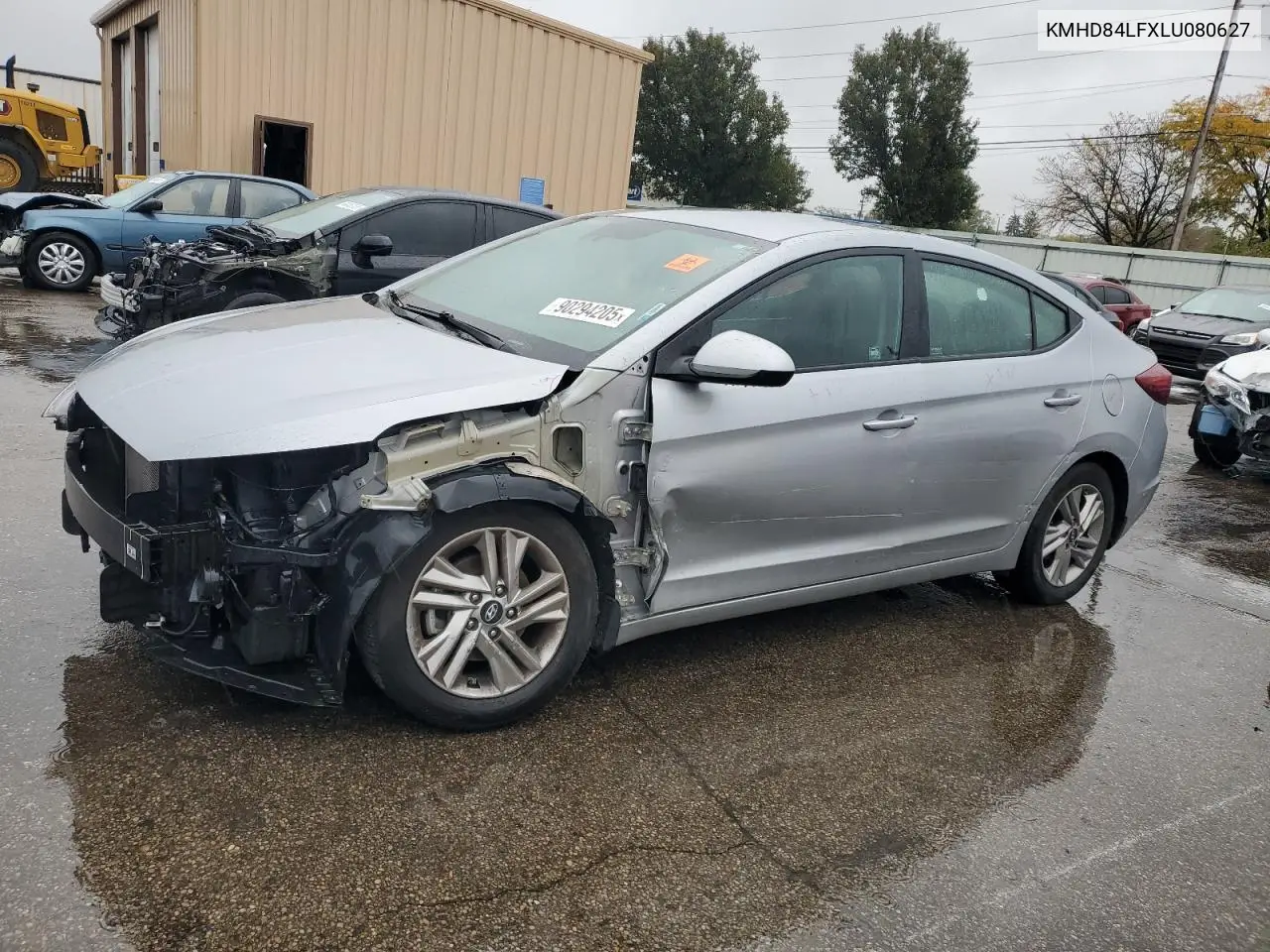 KMHD84LFXLU080627 2020 Hyundai Elantra Sel