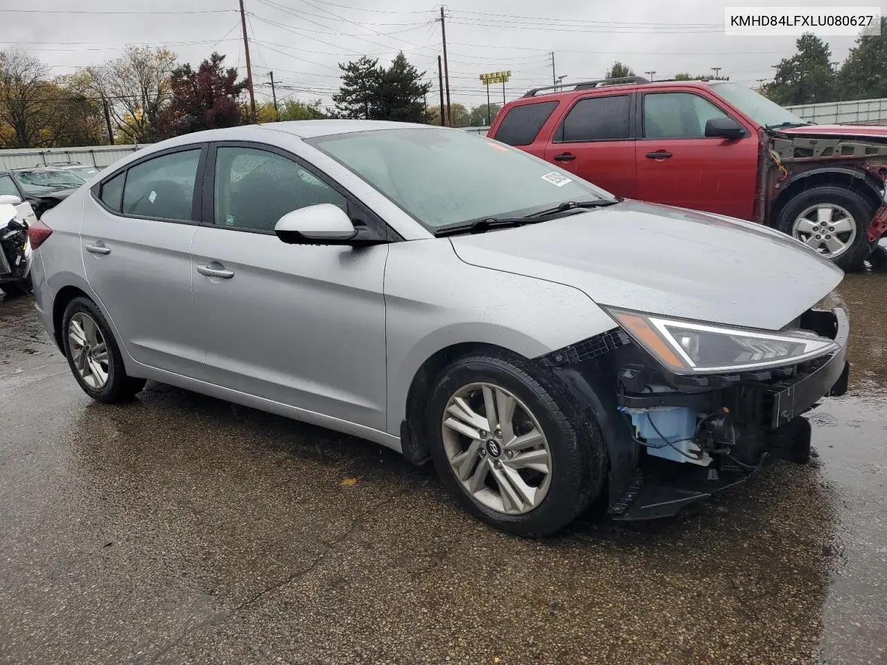 KMHD84LFXLU080627 2020 Hyundai Elantra Sel