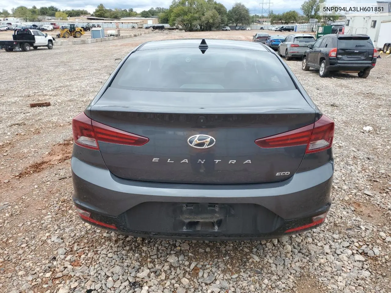 5NPD94LA3LH601851 2020 Hyundai Elantra Eco