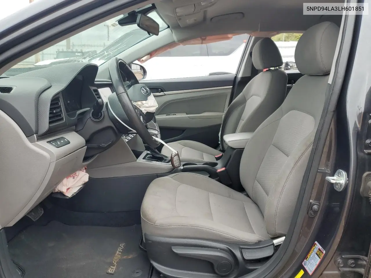 5NPD94LA3LH601851 2020 Hyundai Elantra Eco