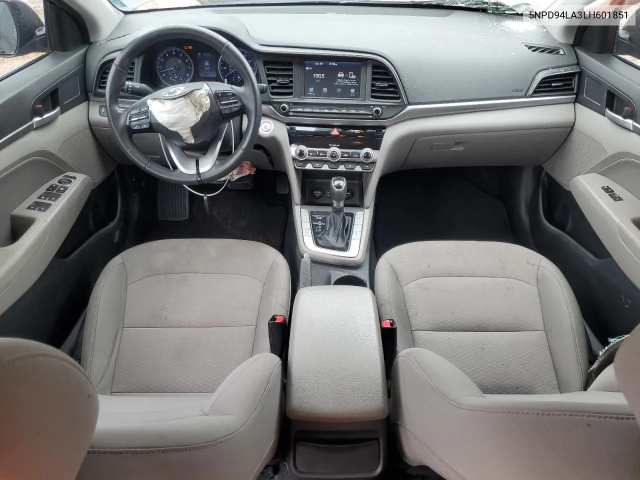 5NPD94LA3LH601851 2020 Hyundai Elantra Eco