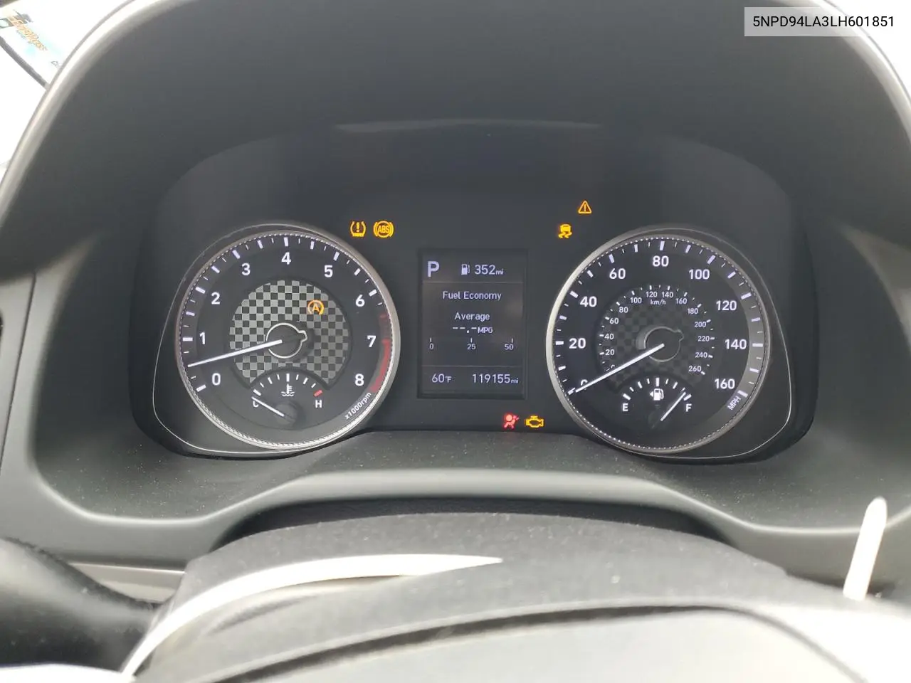 5NPD94LA3LH601851 2020 Hyundai Elantra Eco
