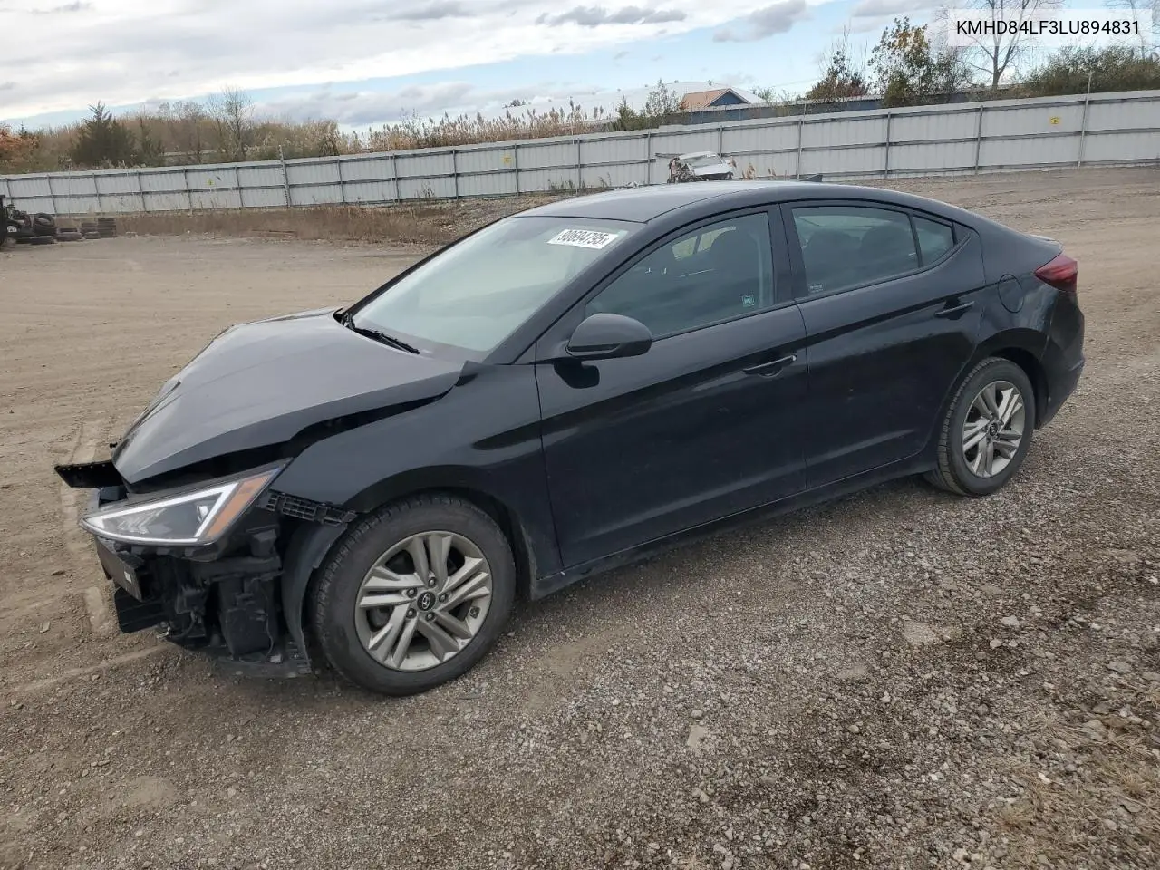 KMHD84LF3LU894831 2020 Hyundai Elantra Sel
