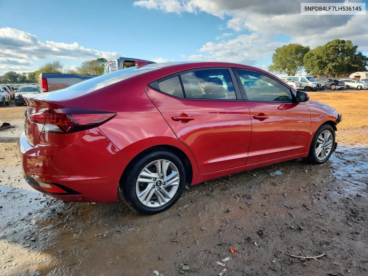 5NPD84LF7LH536145 2020 Hyundai Elantra Sel