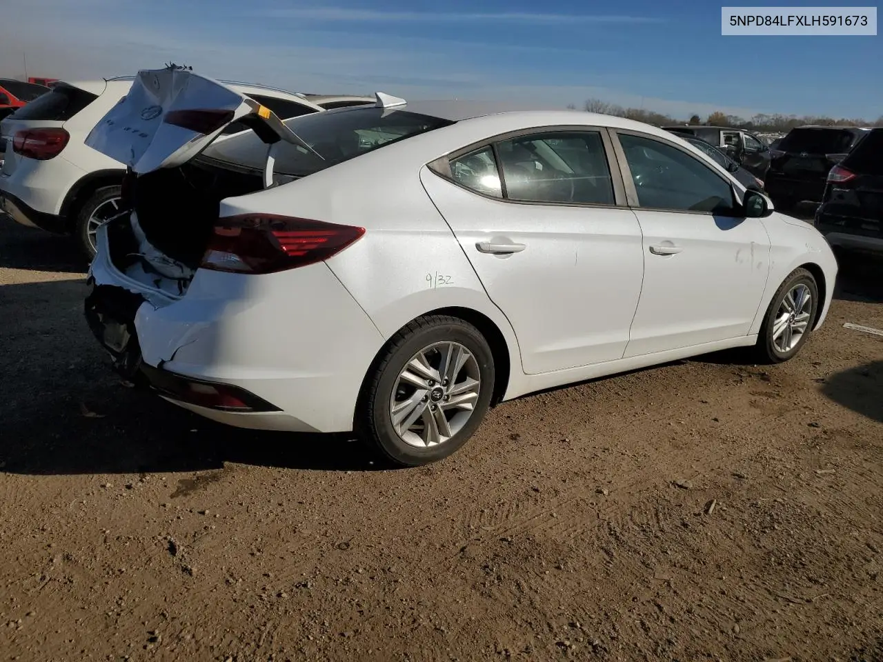 5NPD84LFXLH591673 2020 Hyundai Elantra Sel