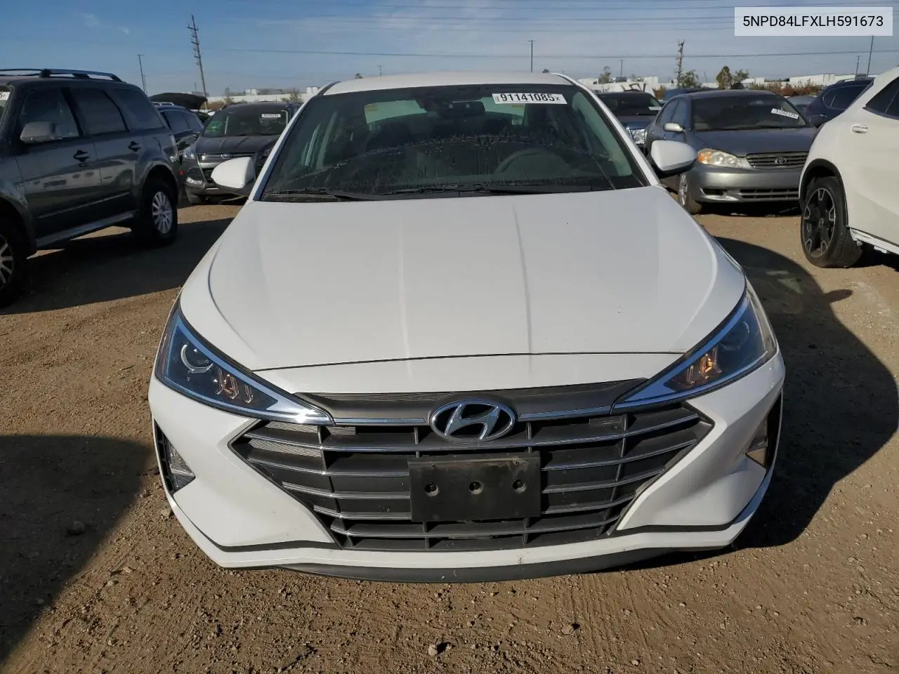 5NPD84LFXLH591673 2020 Hyundai Elantra Sel