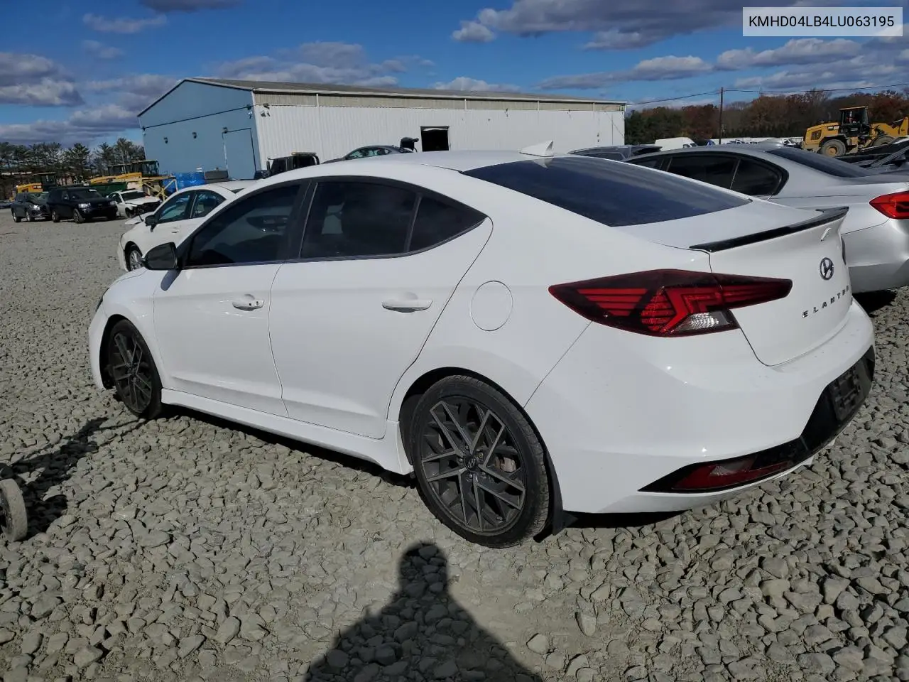 KMHD04LB4LU063195 2020 Hyundai Elantra Sport