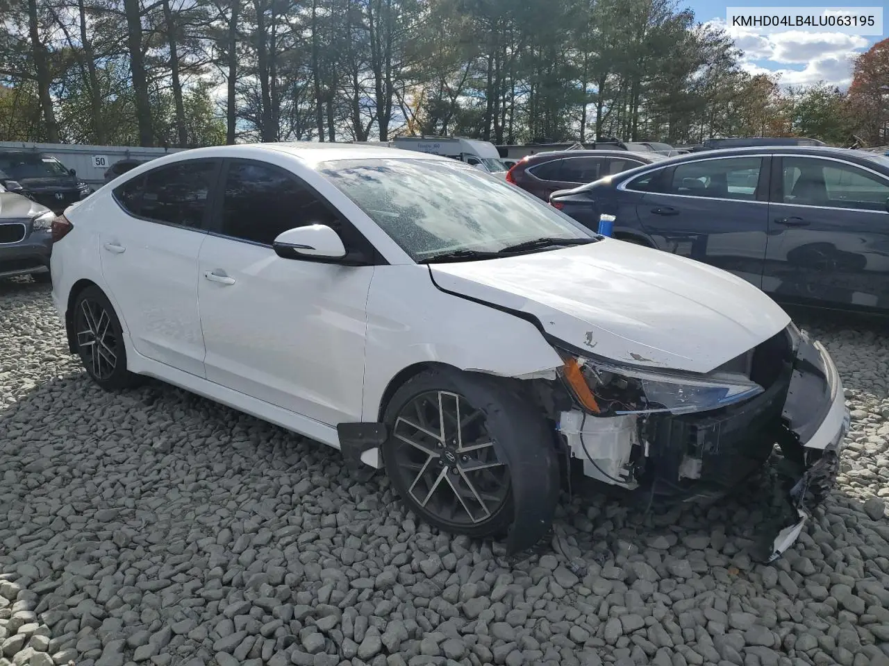 KMHD04LB4LU063195 2020 Hyundai Elantra Sport