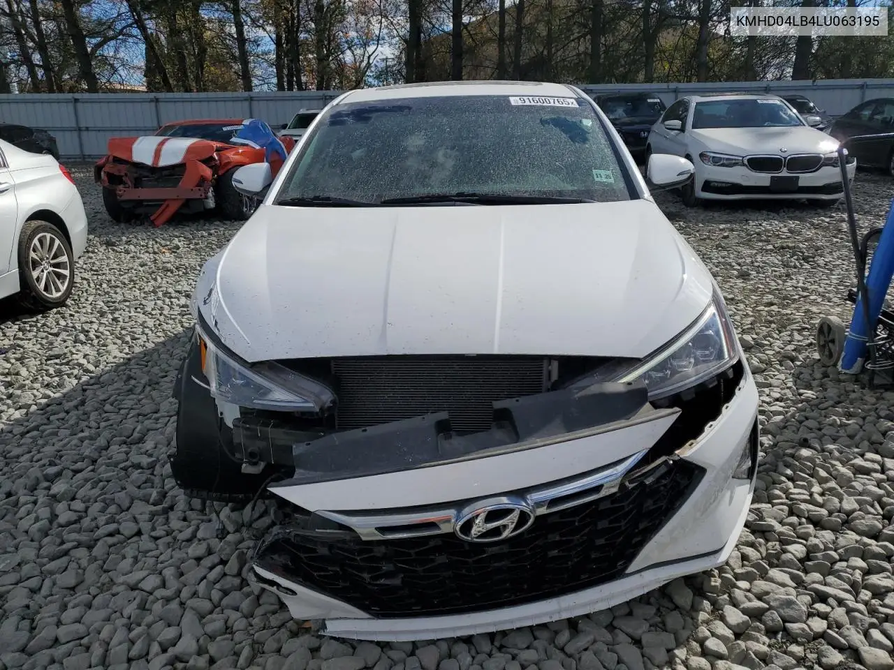 KMHD04LB4LU063195 2020 Hyundai Elantra Sport