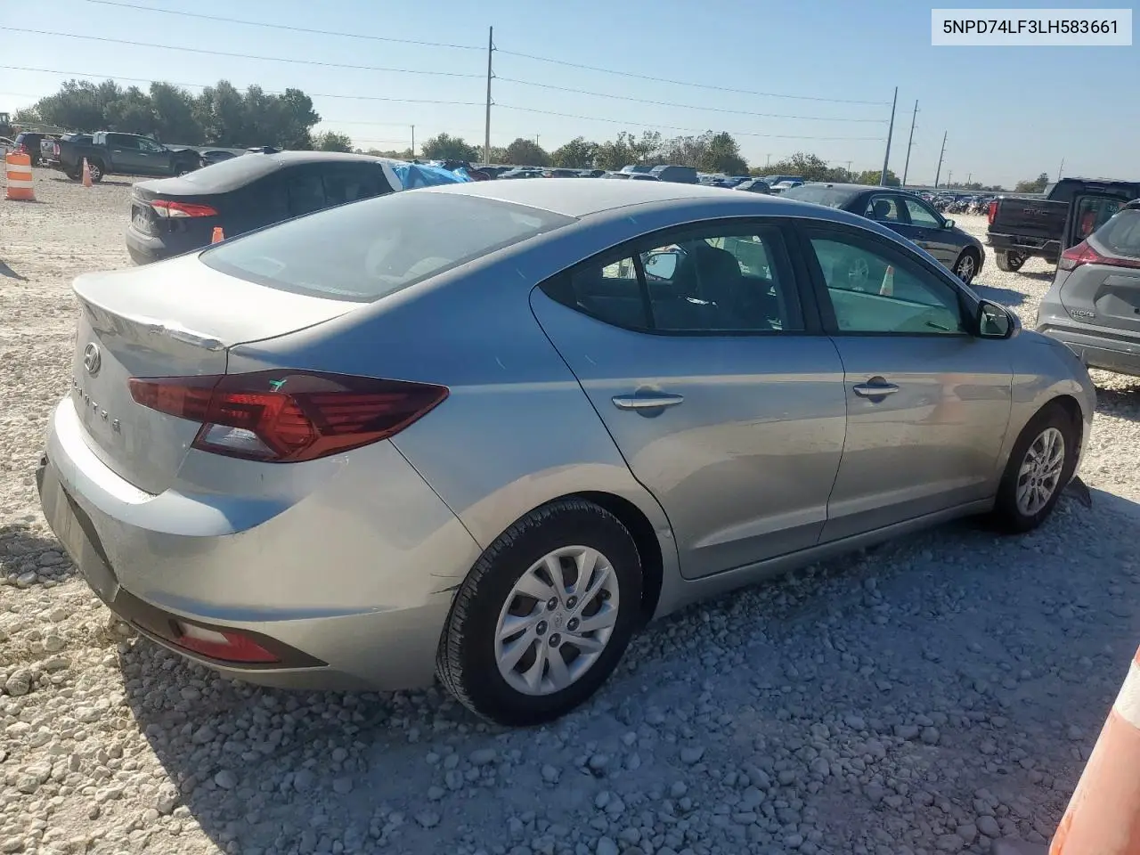 5NPD74LF3LH583661 2020 Hyundai Elantra Se