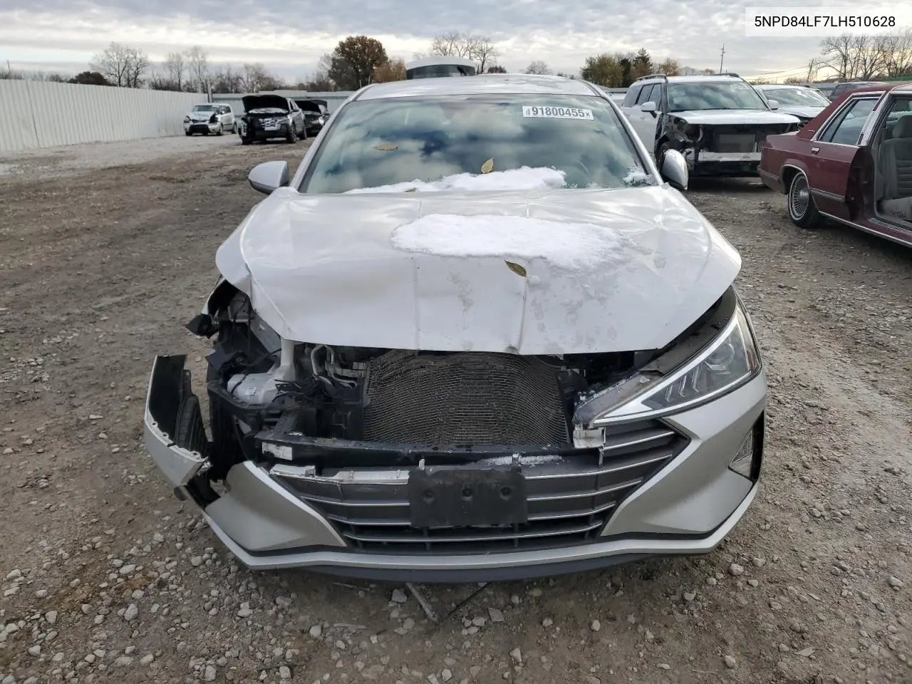 5NPD84LF7LH510628 2020 Hyundai Elantra Sel