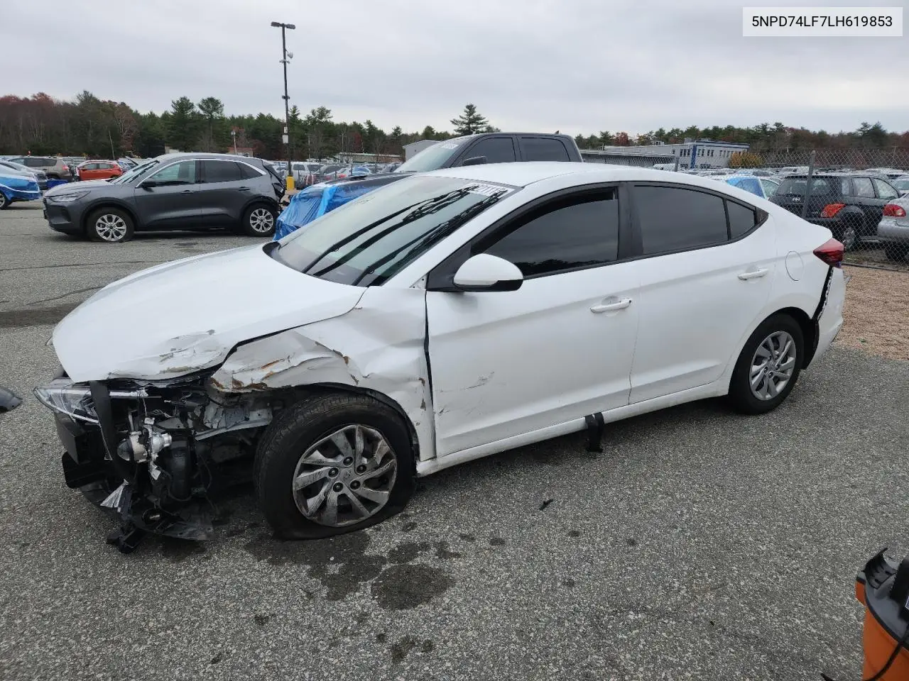 5NPD74LF7LH619853 2020 Hyundai Elantra Se