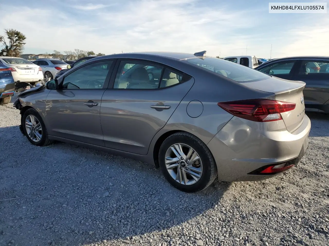 KMHD84LFXLU105574 2020 Hyundai Elantra Sel