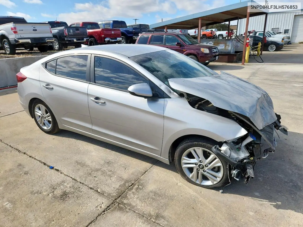 5NPD84LF3LH576853 2020 Hyundai Elantra Sel