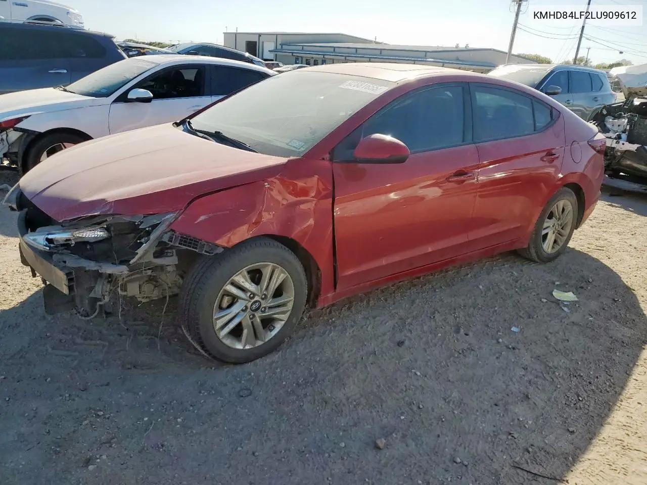 KMHD84LF2LU909612 2020 Hyundai Elantra Sel
