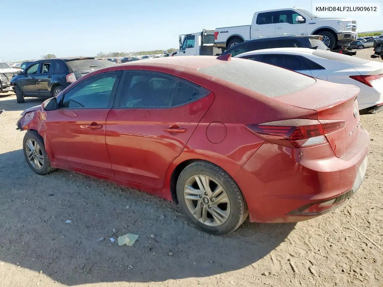 KMHD84LF2LU909612 2020 Hyundai Elantra Sel