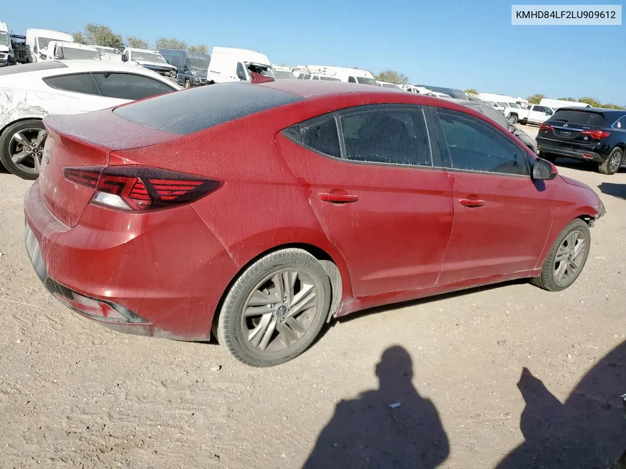 KMHD84LF2LU909612 2020 Hyundai Elantra Sel