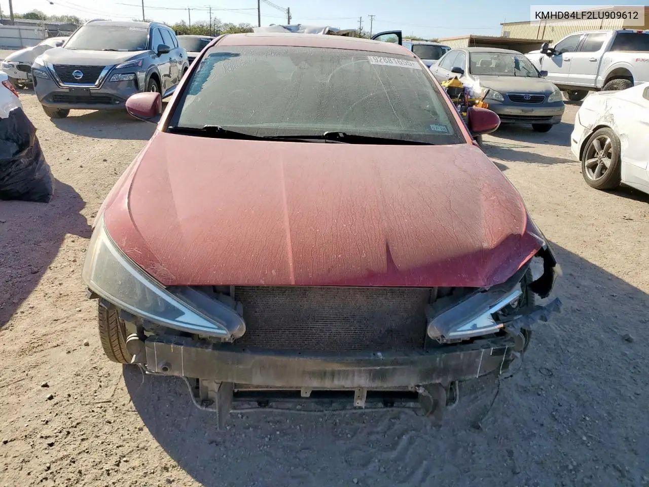 KMHD84LF2LU909612 2020 Hyundai Elantra Sel
