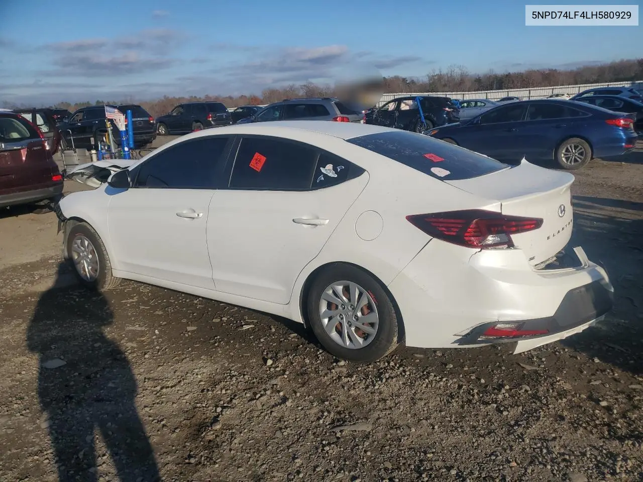 5NPD74LF4LH580929 2020 Hyundai Elantra Se