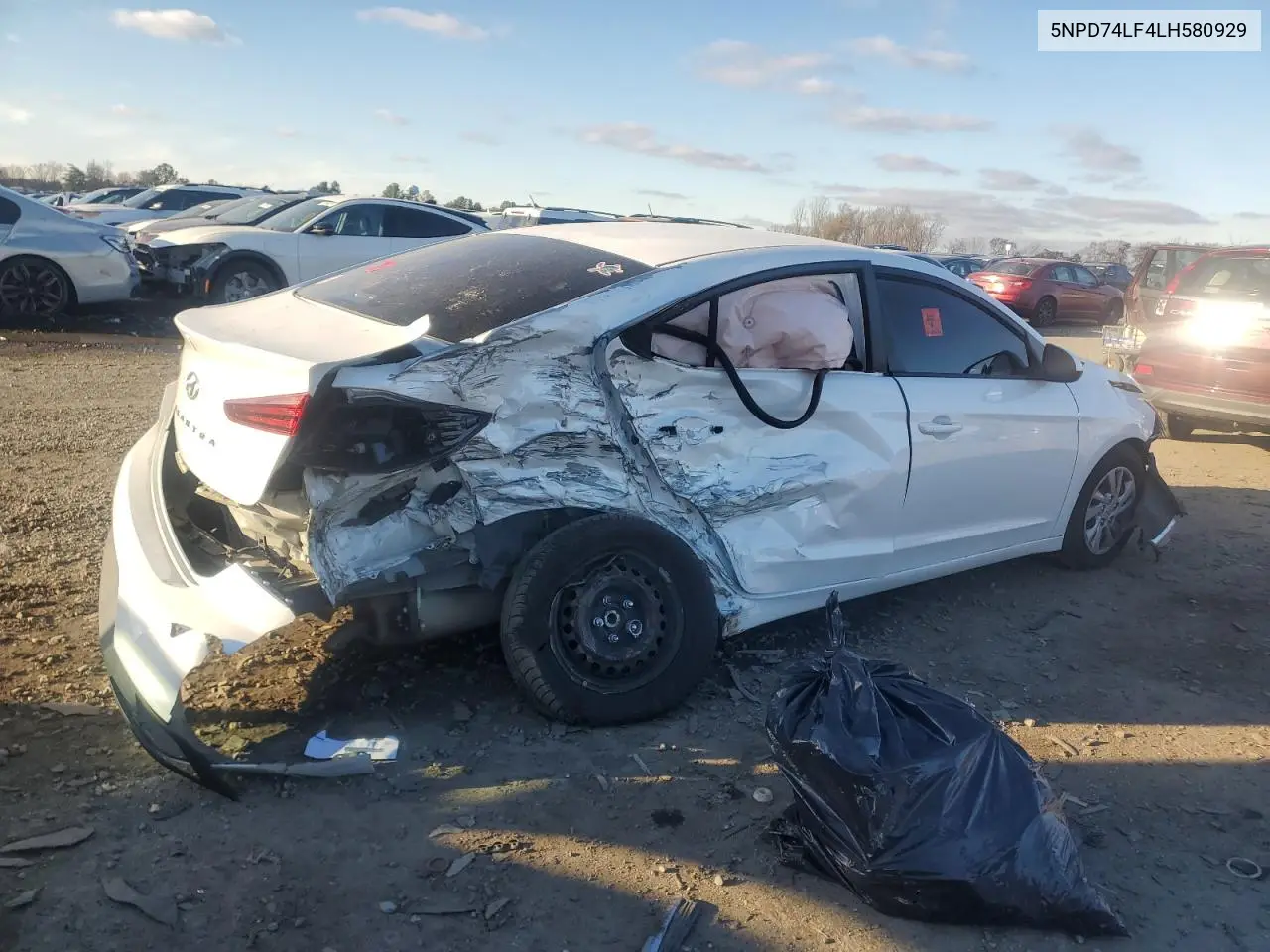 5NPD74LF4LH580929 2020 Hyundai Elantra Se