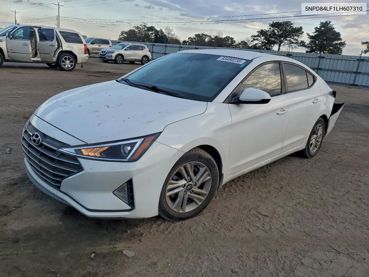 5NPD84LF1LH607310 2020 Hyundai Elantra Sel