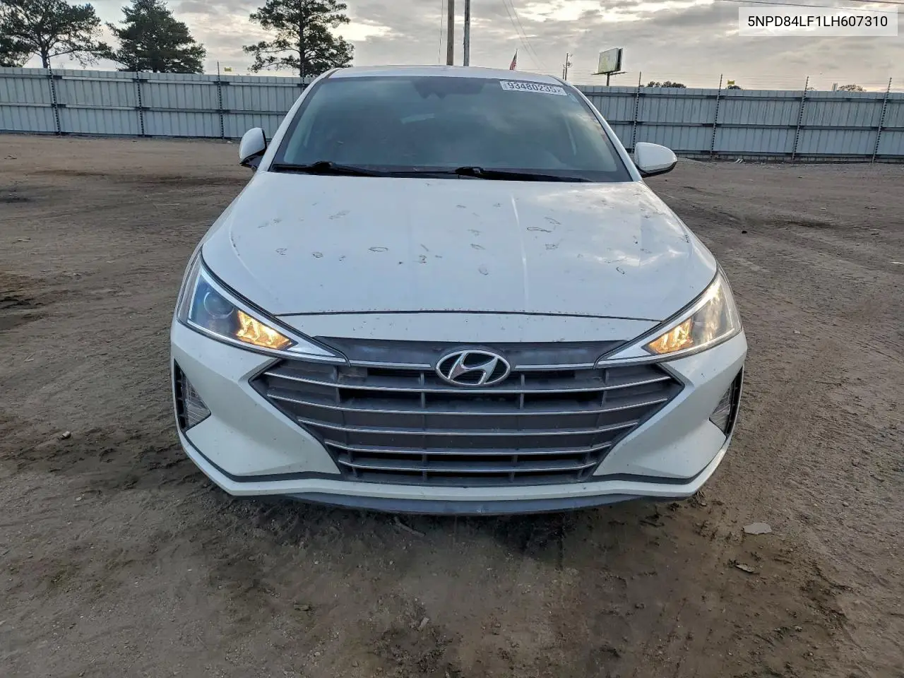 5NPD84LF1LH607310 2020 Hyundai Elantra Sel