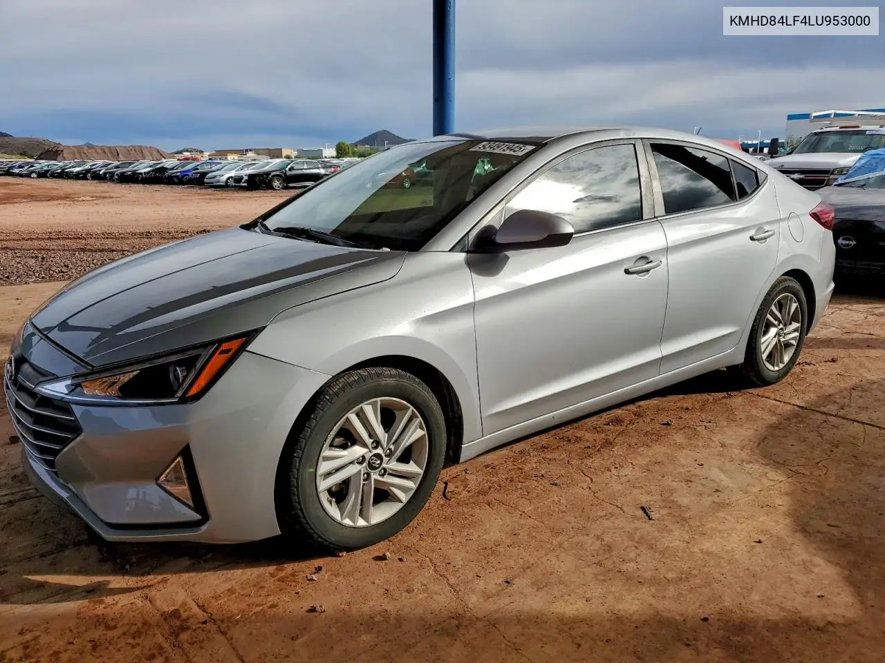KMHD84LF4LU953000 2020 Hyundai Elantra Sel