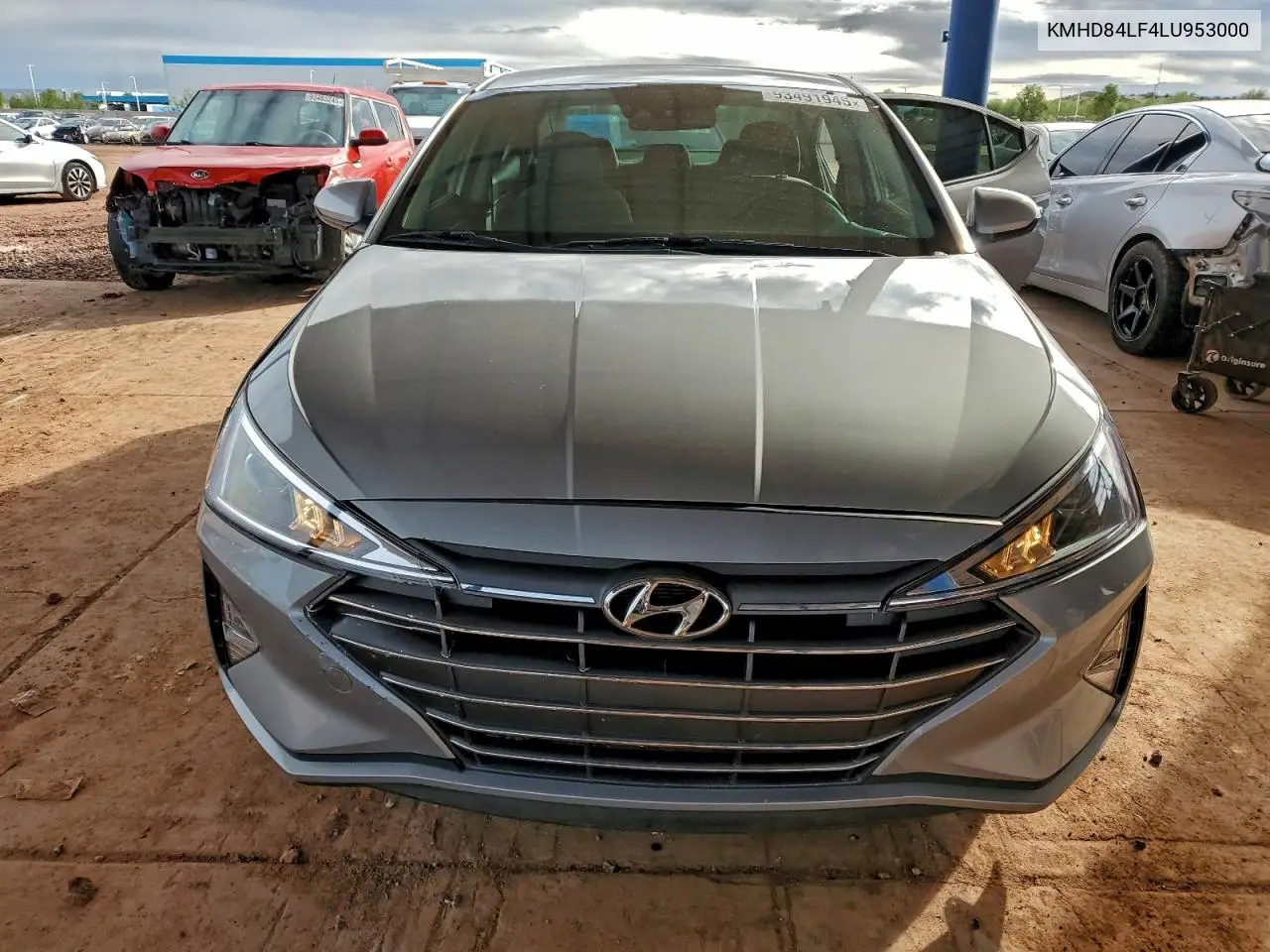 KMHD84LF4LU953000 2020 Hyundai Elantra Sel