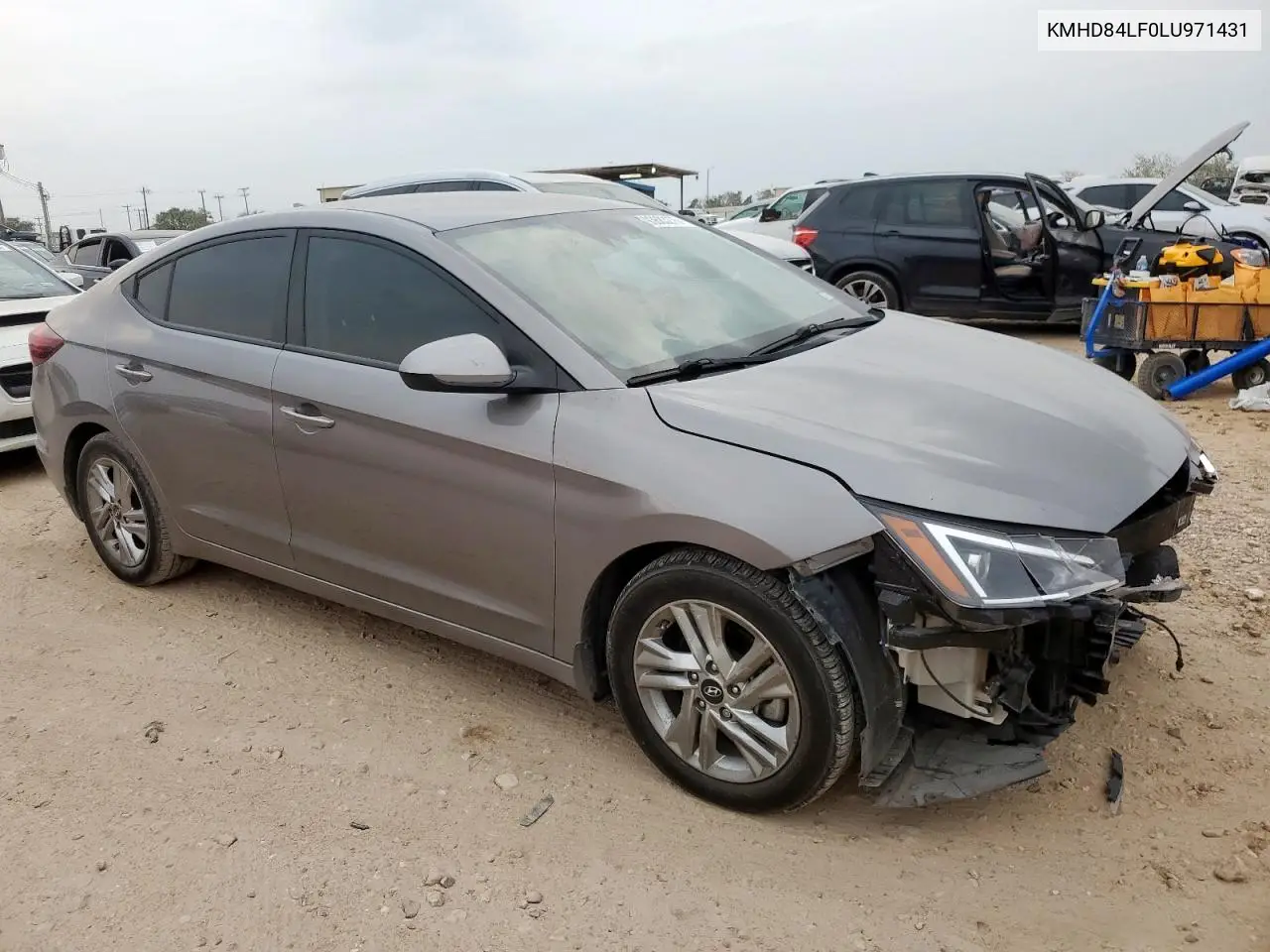 KMHD84LF0LU971431 2020 Hyundai Elantra Sel
