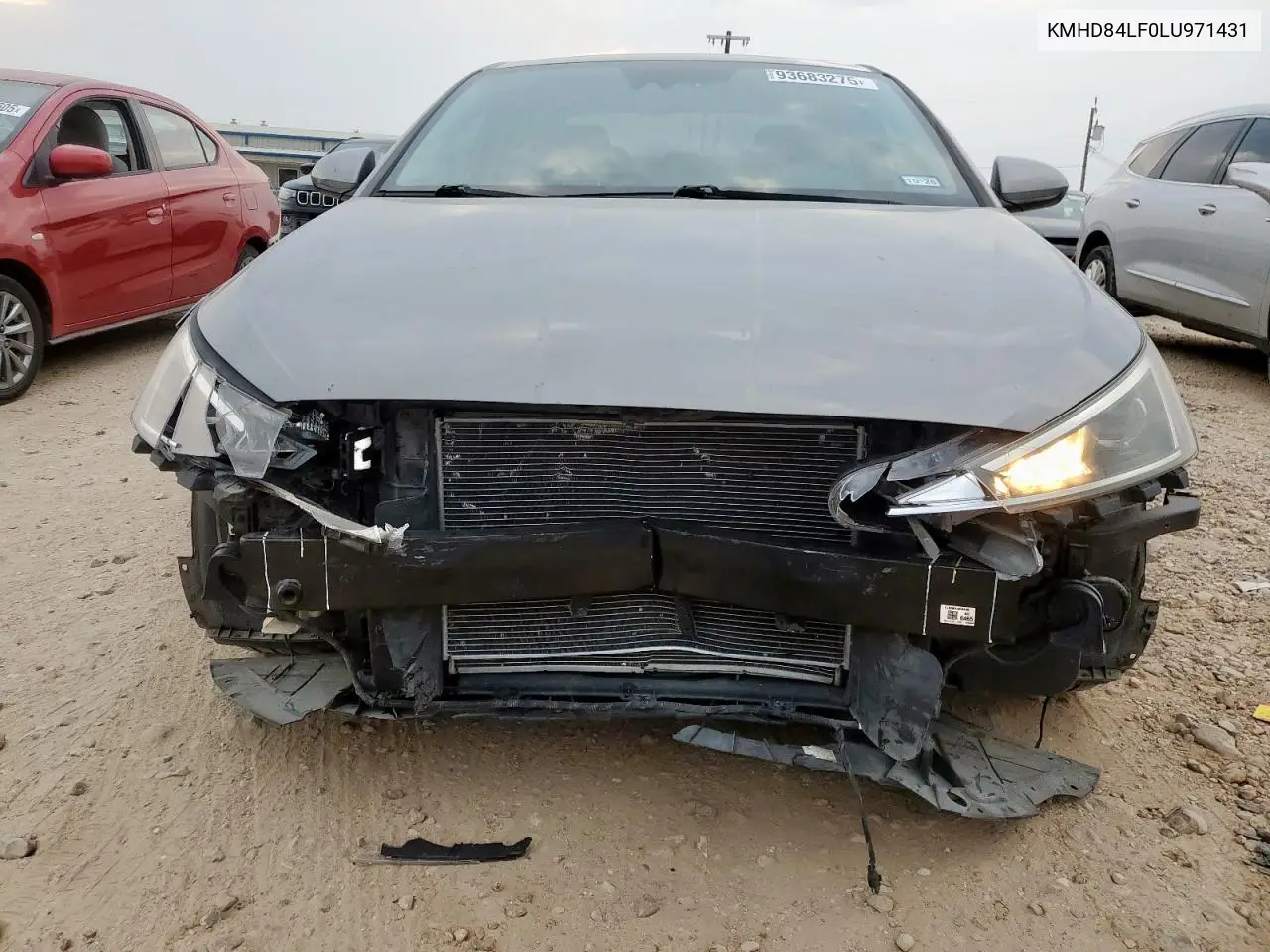 KMHD84LF0LU971431 2020 Hyundai Elantra Sel