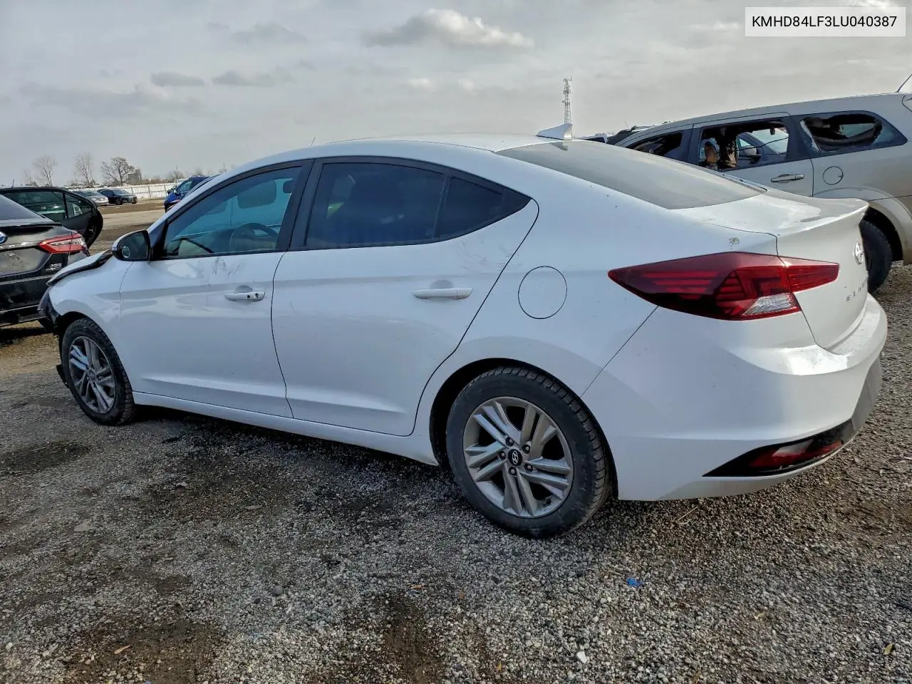 KMHD84LF3LU040387 2020 Hyundai Elantra Sel