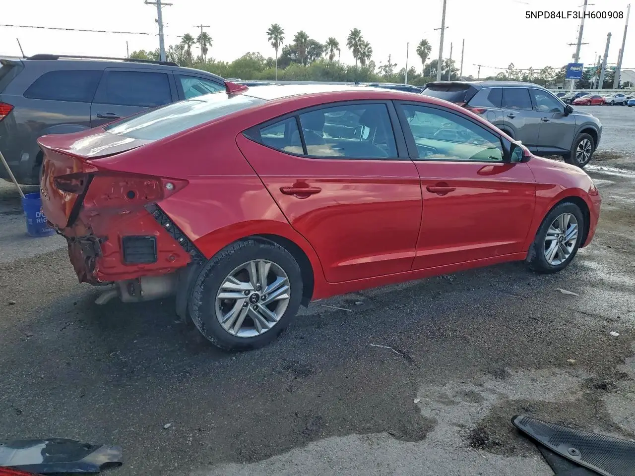 5NPD84LF3LH600908 2020 Hyundai Elantra Sel