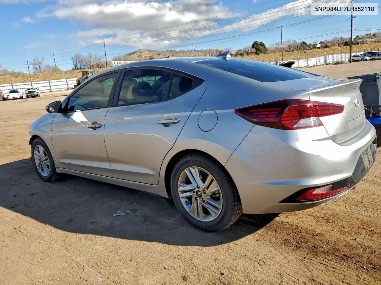 5NPD84LF7LH552118 2020 Hyundai Elantra Sel