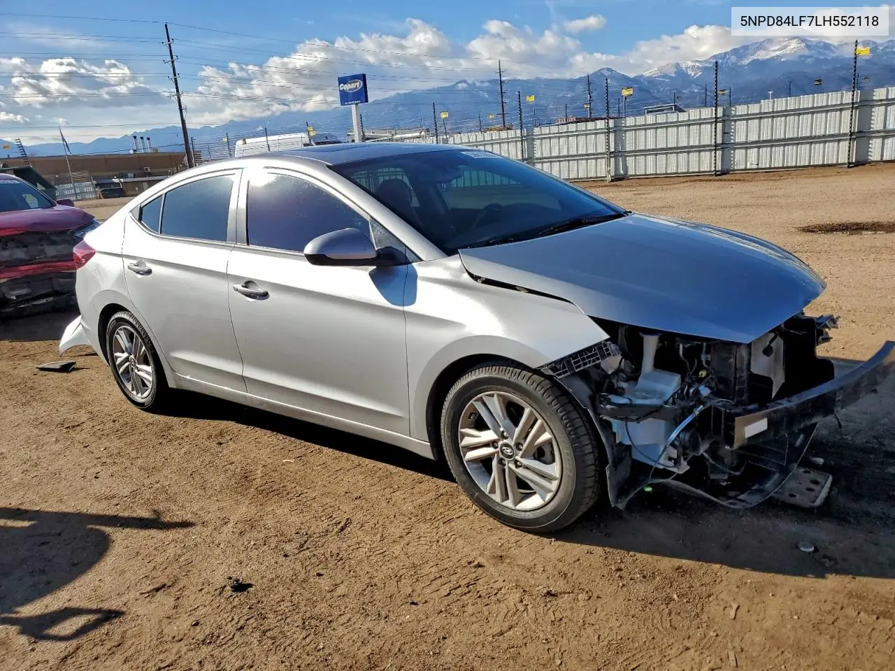 5NPD84LF7LH552118 2020 Hyundai Elantra Sel