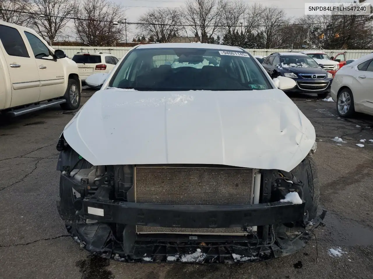 5NPD84LF1LH547240 2020 Hyundai Elantra Sel