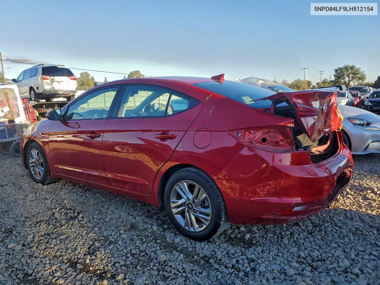 5NPD84LF9LH512154 2020 Hyundai Elantra Sel