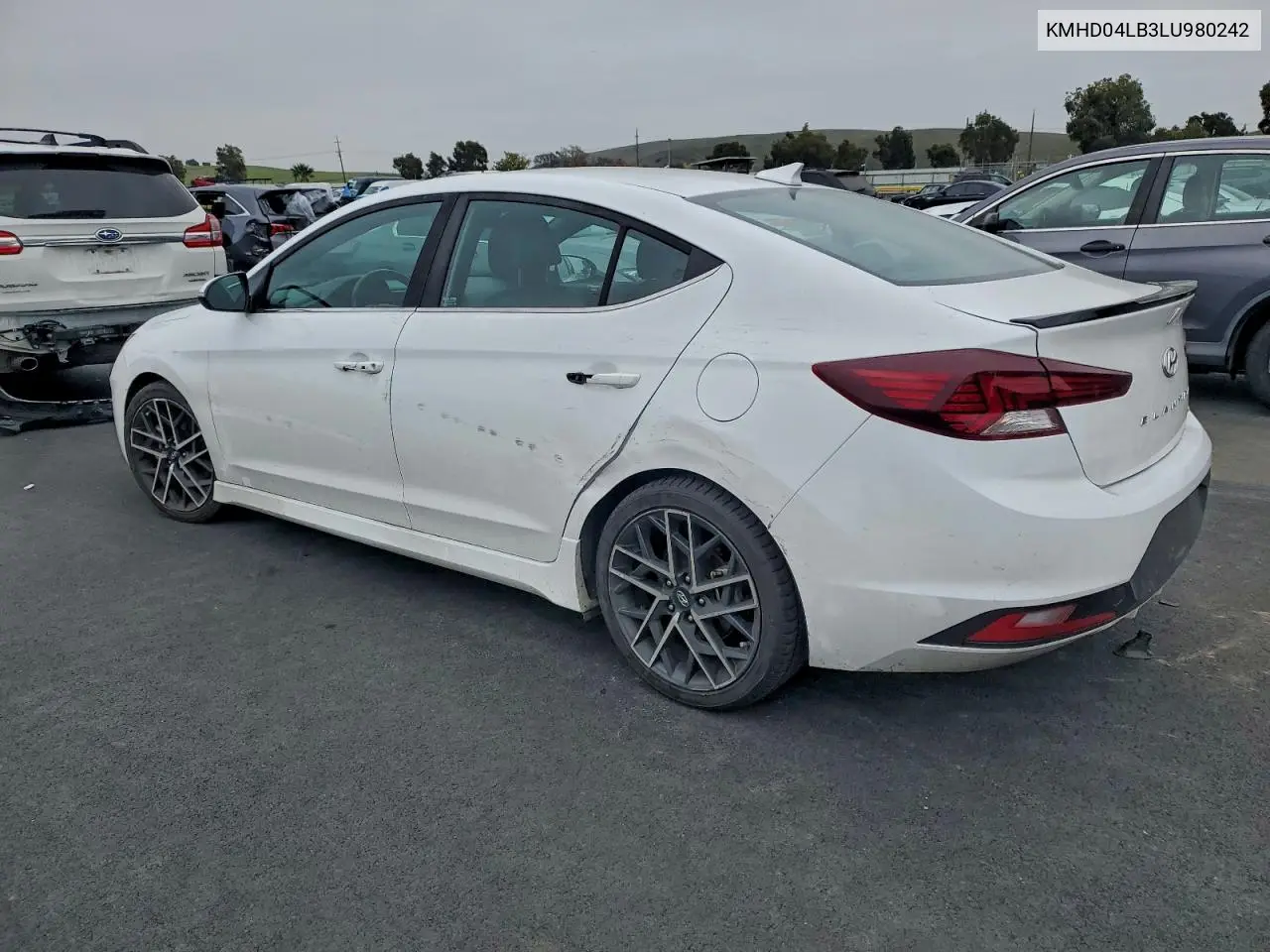 KMHD04LB3LU980242 2020 Hyundai Elantra Sport