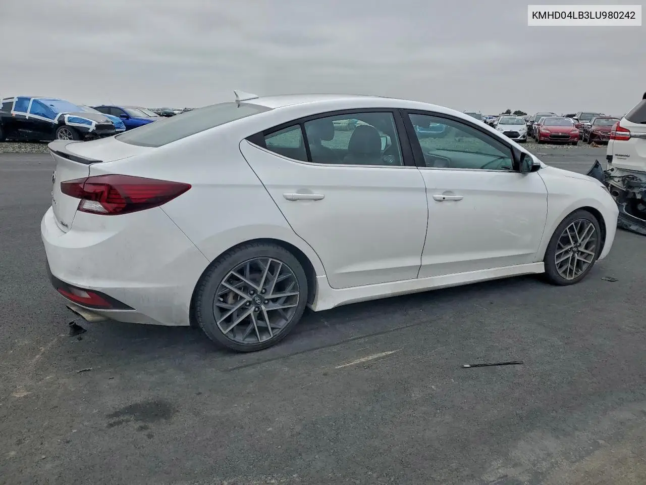 KMHD04LB3LU980242 2020 Hyundai Elantra Sport