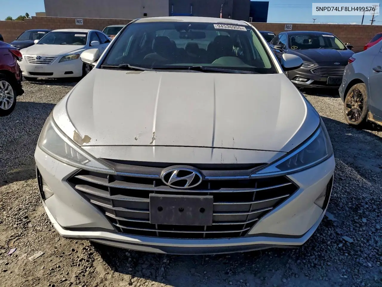 5NPD74LF8LH499576 2020 Hyundai Elantra Se