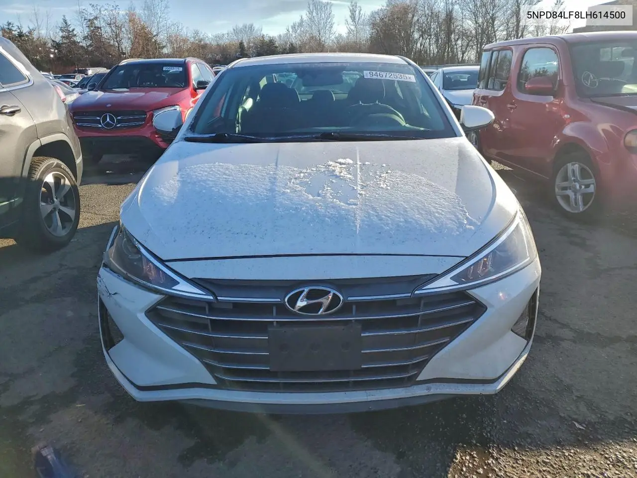 5NPD84LF8LH614500 2020 Hyundai Elantra Sel