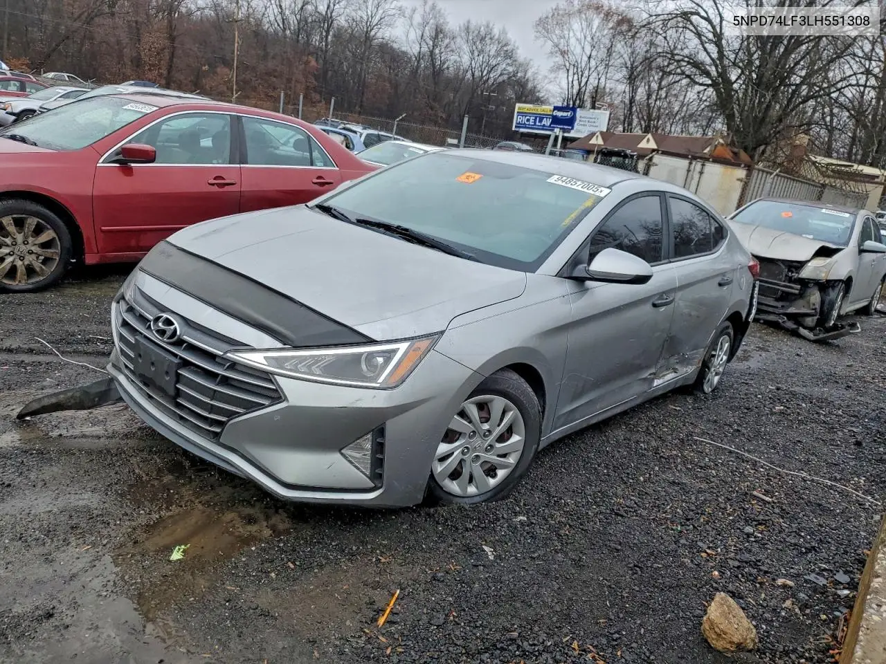 5NPD74LF3LH551308 2020 Hyundai Elantra Se