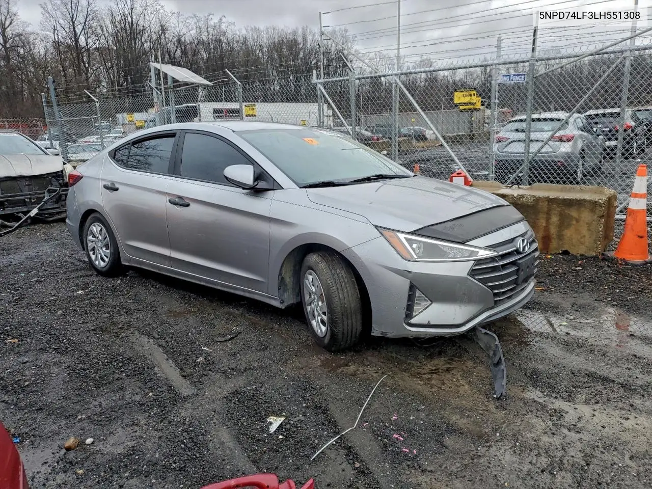5NPD74LF3LH551308 2020 Hyundai Elantra Se