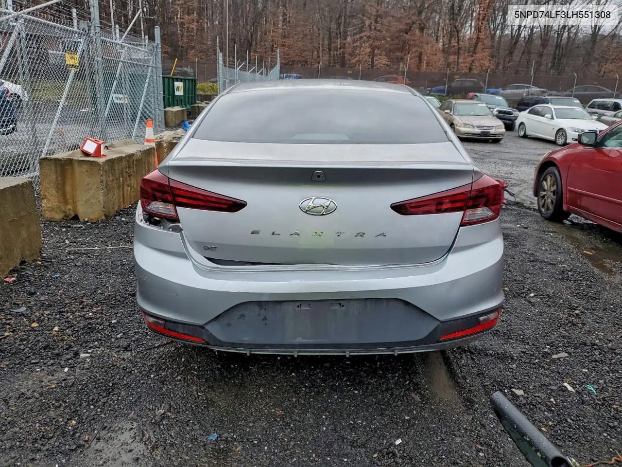 5NPD74LF3LH551308 2020 Hyundai Elantra Se