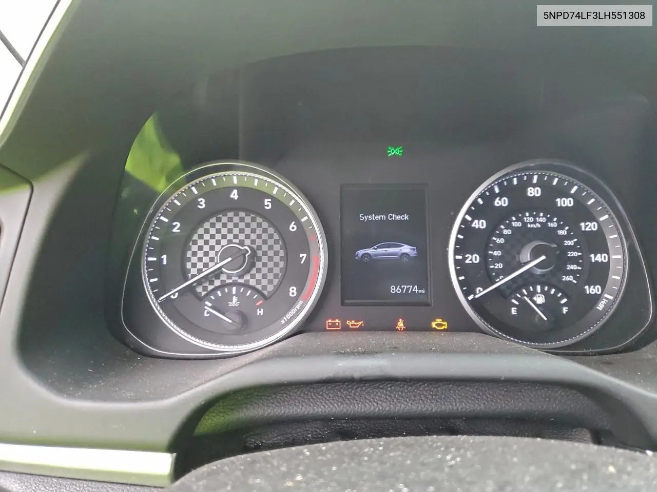 5NPD74LF3LH551308 2020 Hyundai Elantra Se