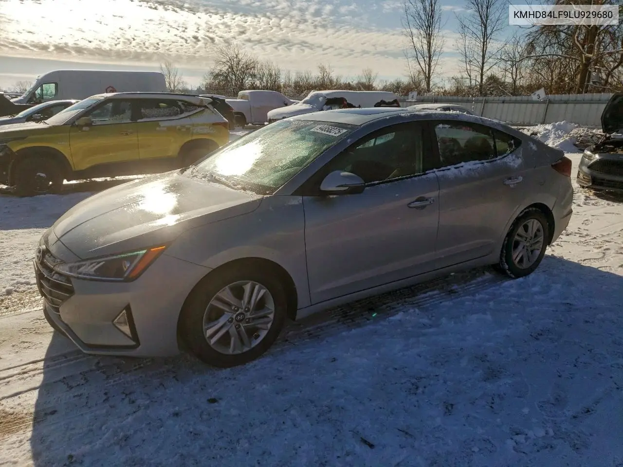 KMHD84LF9LU929680 2020 Hyundai Elantra Sel