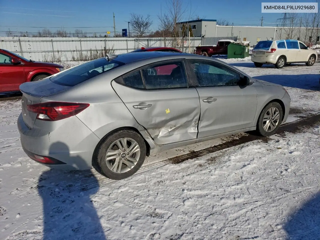 KMHD84LF9LU929680 2020 Hyundai Elantra Sel
